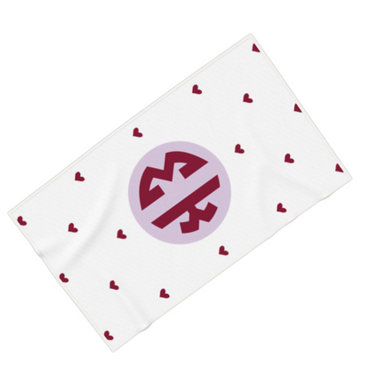 Sigma Kappa Heart Beach Towel - Ivy Society