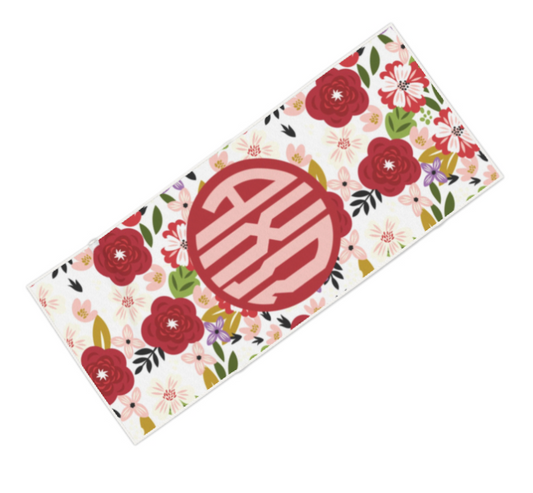 Alpha Chi Omega Floral Beach Towel - Ivy Society