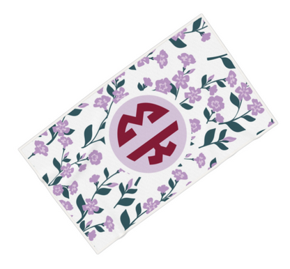 Sigma Kappa Floral Beach Towel - Ivy Society