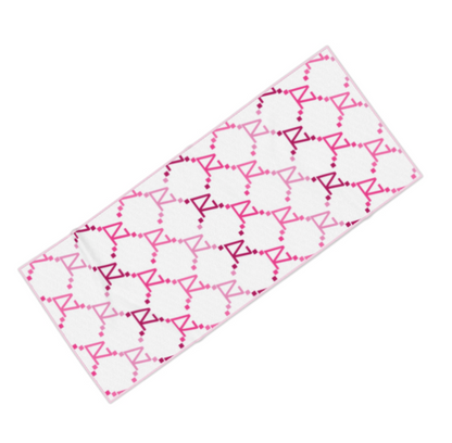 Delta Zeta Pink Print Beach Towel - Ivy Society