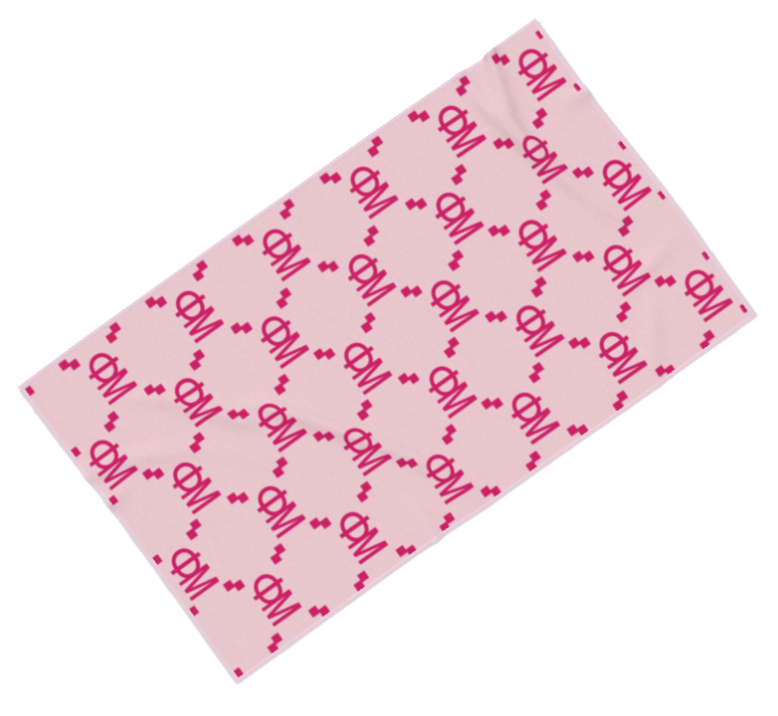 Phi Mu Print Beach Towel - Ivy Society