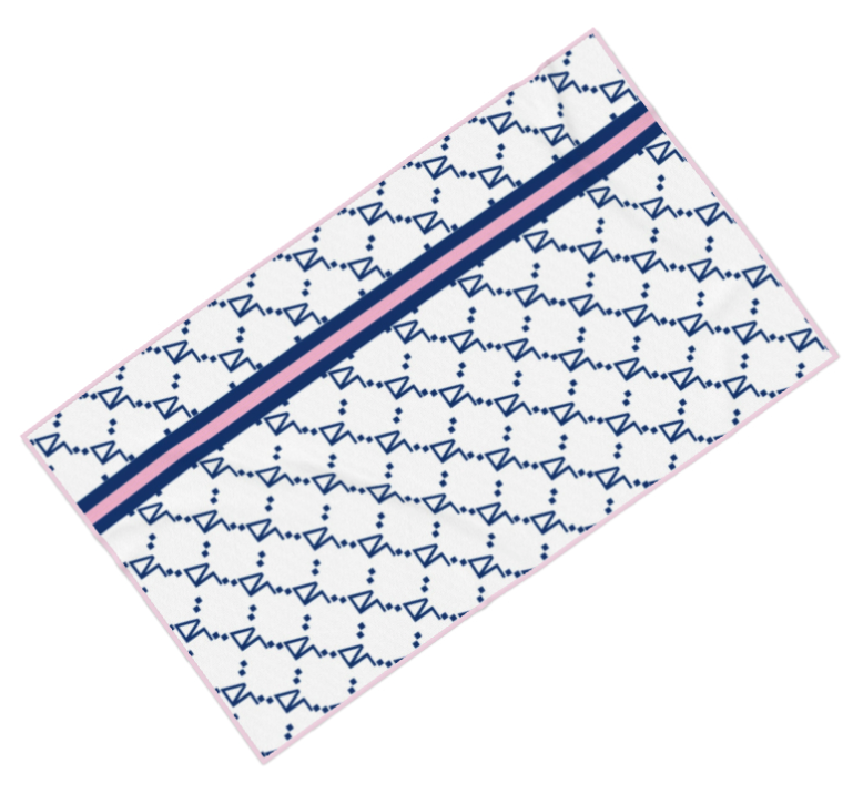 Delta Gamma Designer Print Beach Towel - Ivy Society