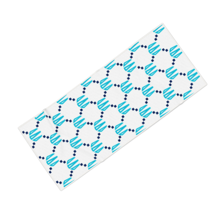 Tri Delta Print Beach Towel - Ivy Society