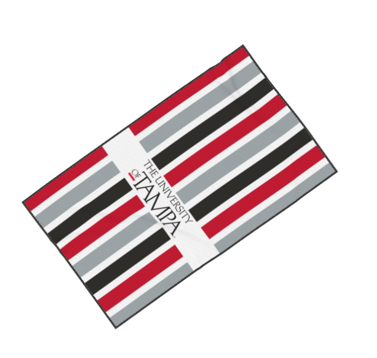 University of Tampa Stripe Beach Towel - Ivy Society