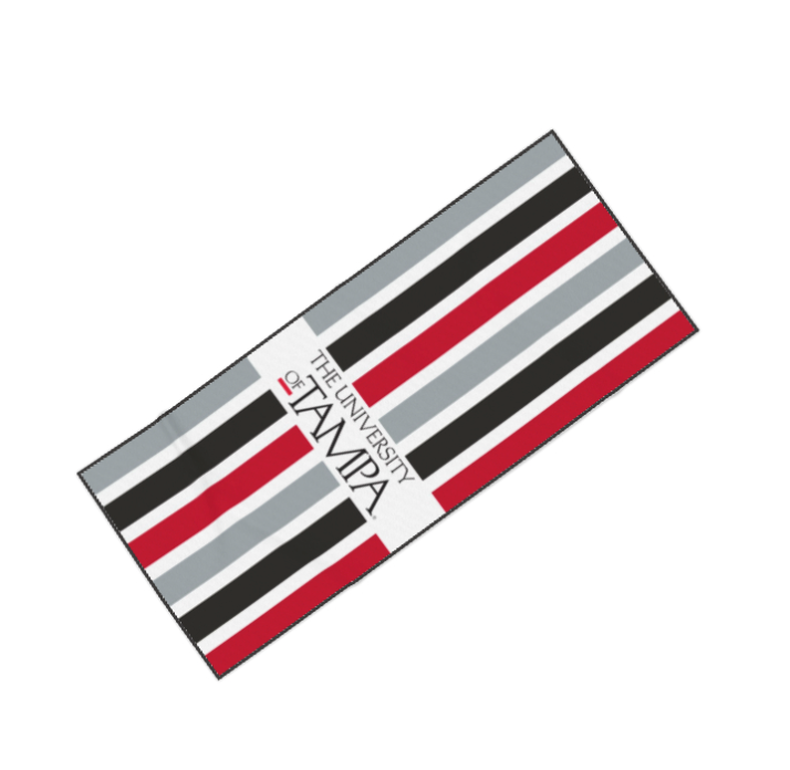 University of Tampa Stripe Beach Towel - Ivy Society