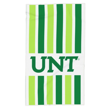 University of North Texas Stripe Beach Towel - Ivy Society
