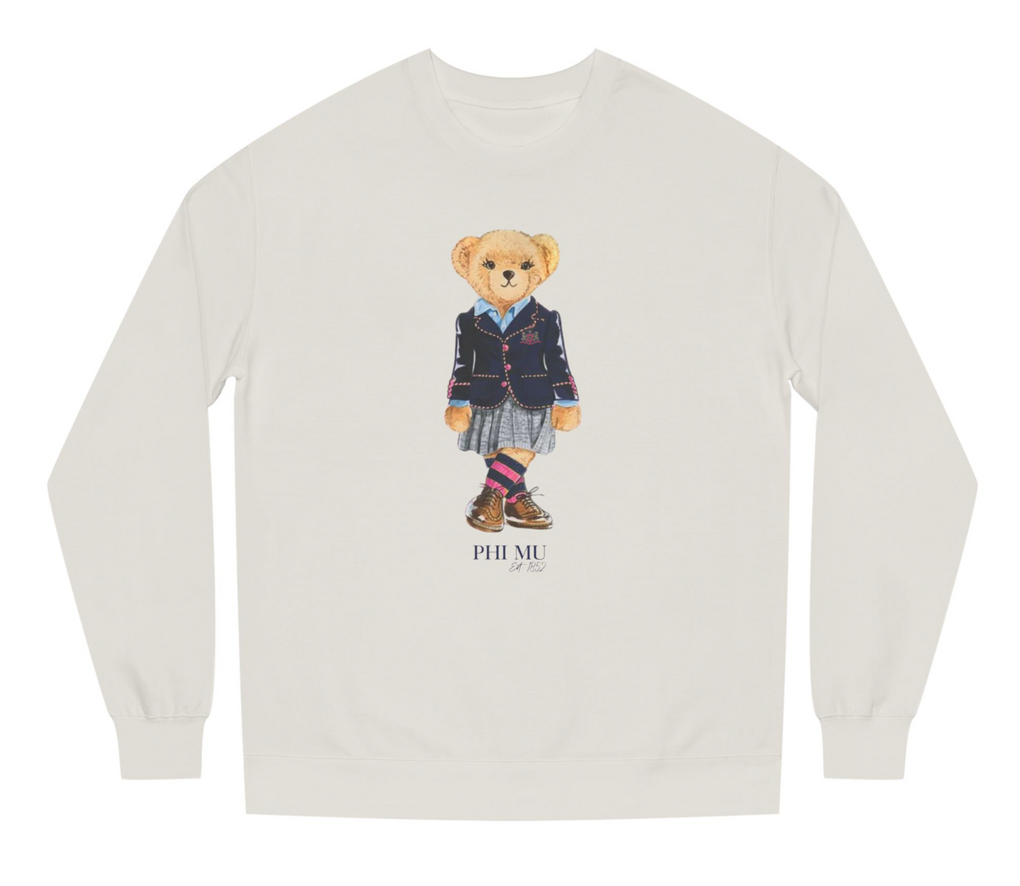Phi Mu Bear Sweatshirt - Ivy Society