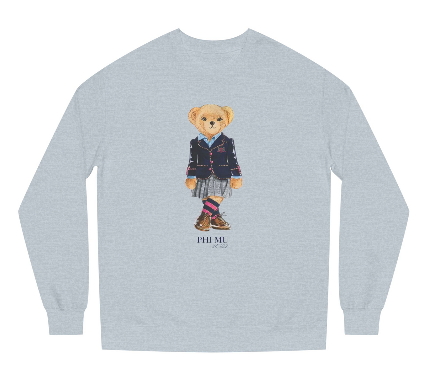 Phi Mu Bear Sweatshirt - Ivy Society