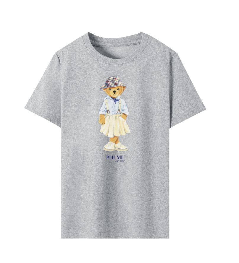 Phi Mu Bear T Shirt - Ivy Society
