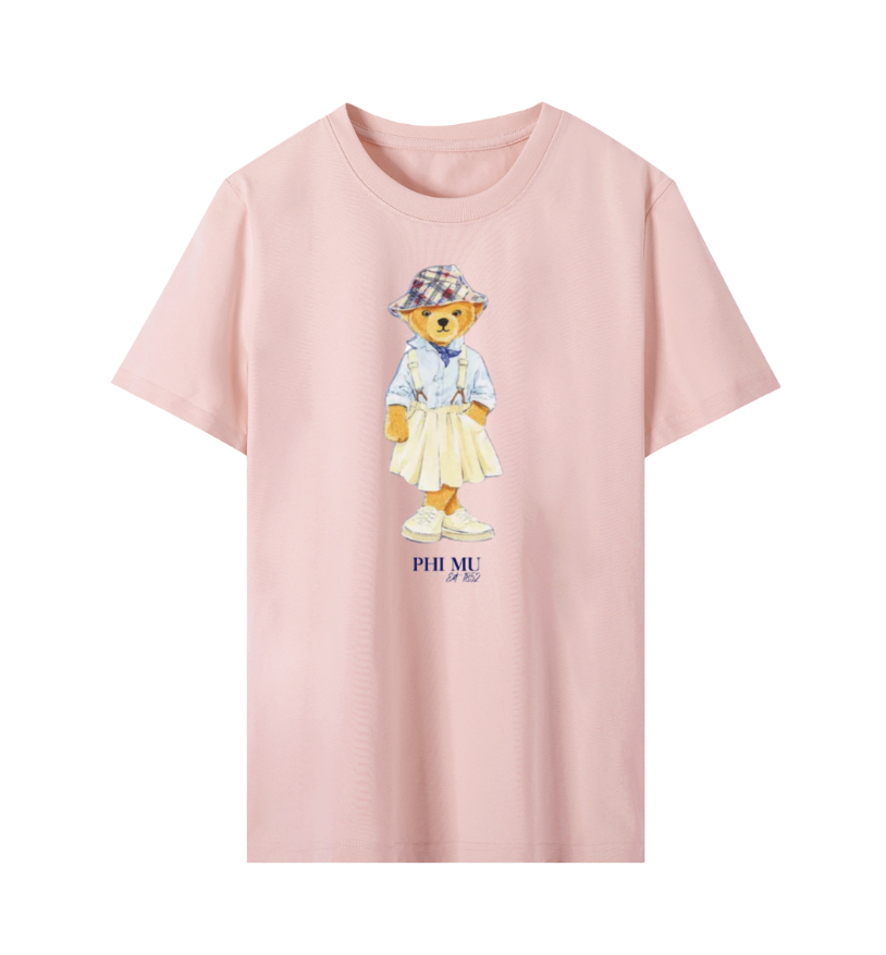 Phi Mu Bear T Shirt - Ivy Society