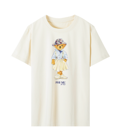 Phi Mu Bear T Shirt - Ivy Society