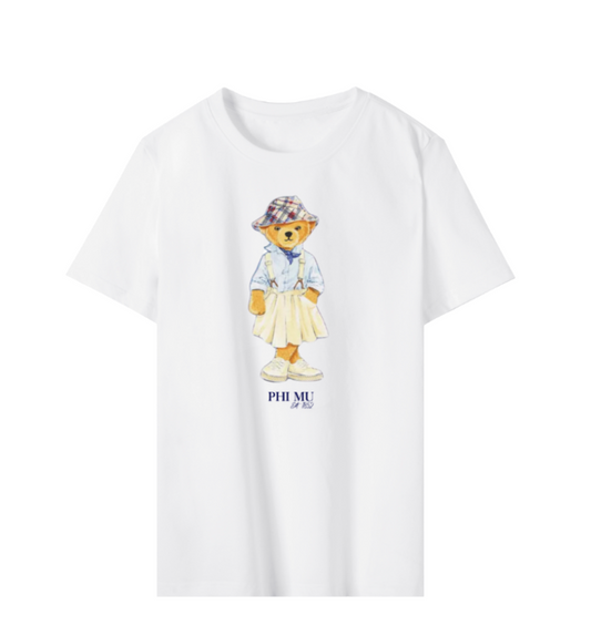Phi Mu Bear T Shirt - Ivy Society