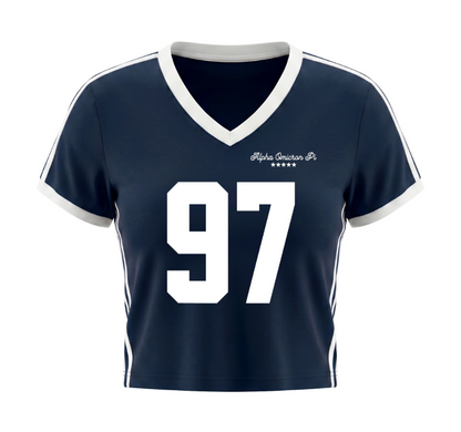 Alpha Omicron Pi Y2K Sporty Tee
