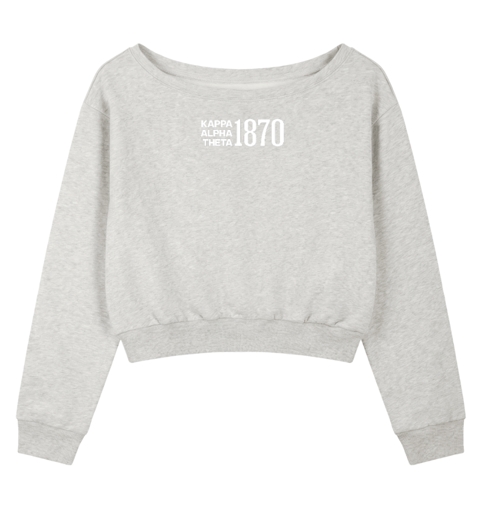Kappa Alpha Theta 1870 Off The Shoulder Sweatshirt