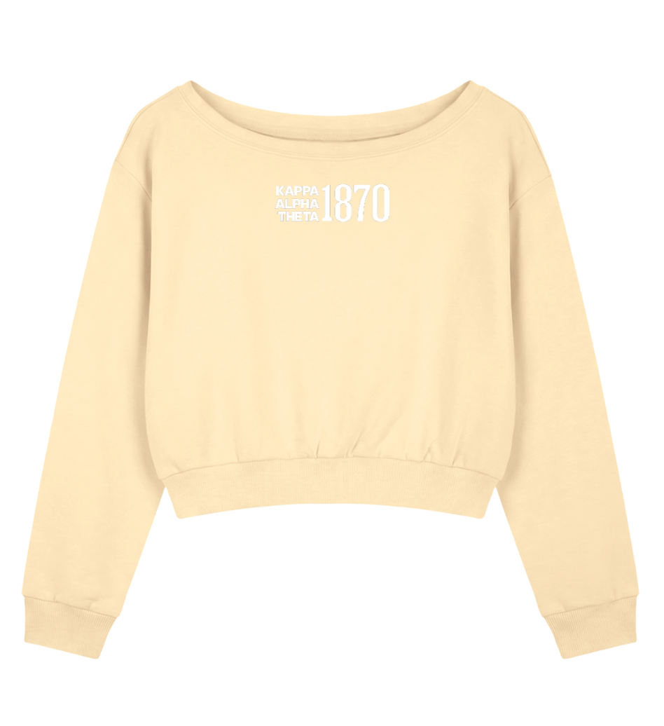 Kappa Alpha Theta 1870 Off The Shoulder Sweatshirt