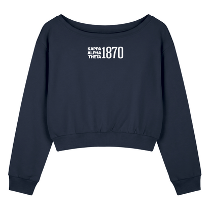 Kappa Alpha Theta 1870 Off The Shoulder Sweatshirt