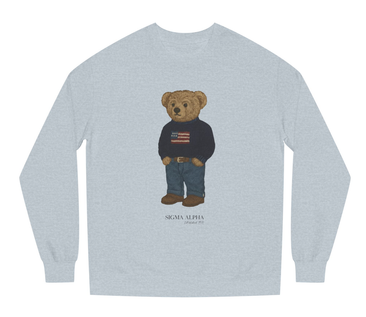 Sigma Alpha USA Bear Sweatshirt