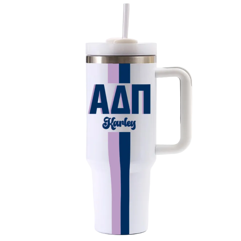 Alpha Delta Pi Personalized 40oz Tumbler