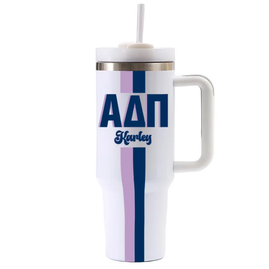 Alpha Delta Pi Personalized 40oz Tumbler
