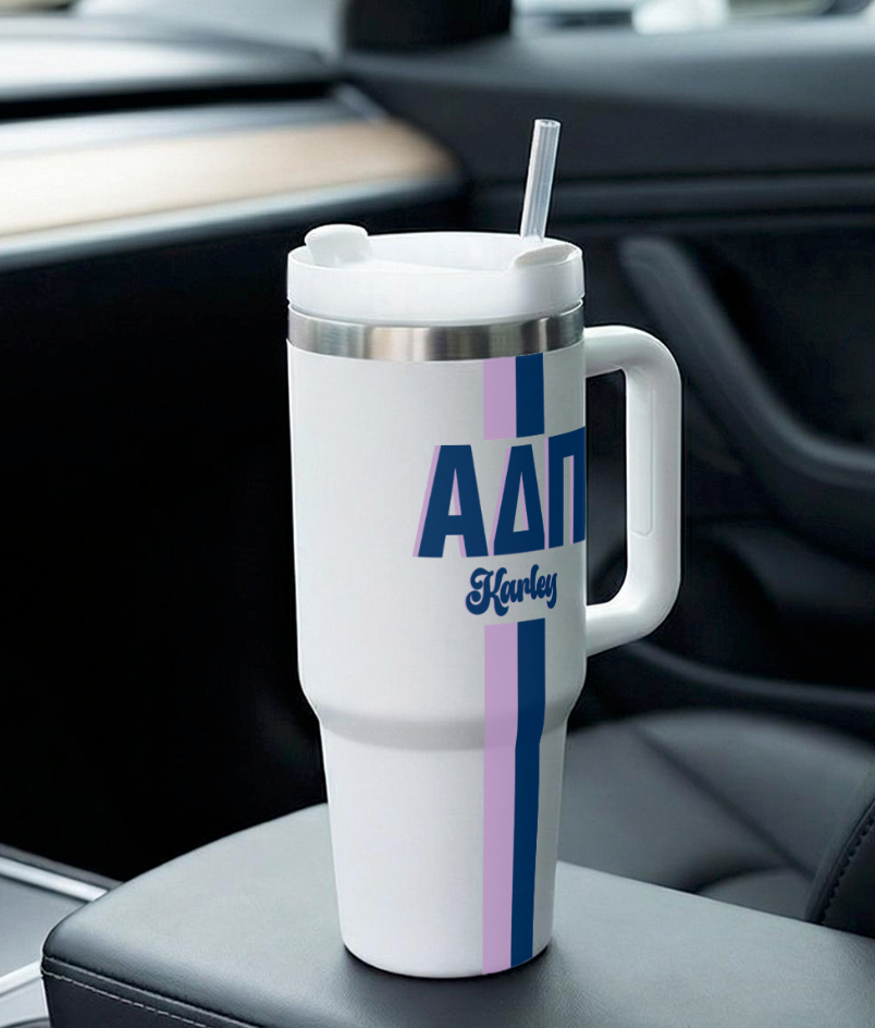 Alpha Delta Pi Personalized 40oz Tumbler