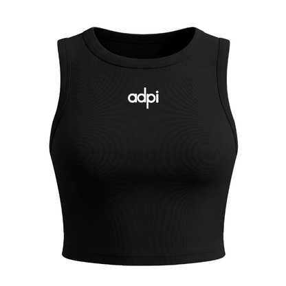 Alpha Delta Pi Athletic Cropped Tank Top