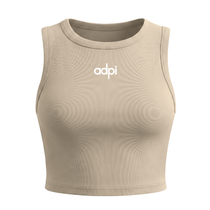 Alpha Delta Pi Athletic Cropped Tank Top
