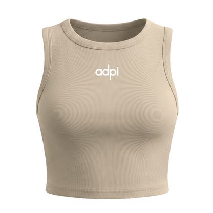 Alpha Delta Pi Athletic Cropped Tank Top