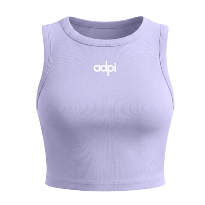 Alpha Delta Pi Athletic Cropped Tank Top