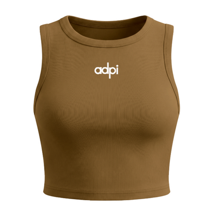 Alpha Delta Pi Athletic Cropped Tank Top
