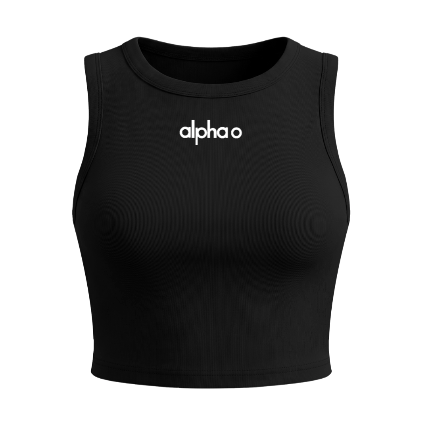 Alpha Omicron Pi Cropped Athletic Tank