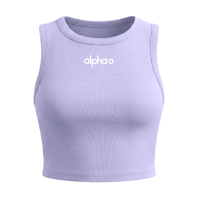 Alpha Omicron Pi Cropped Athletic Tank