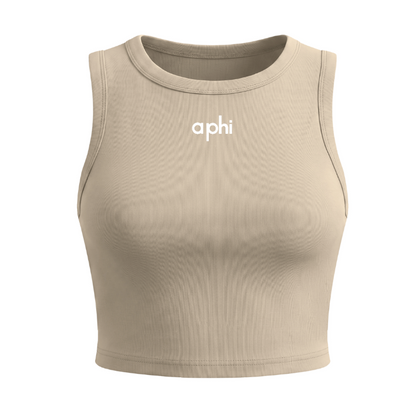 Alpha Phi Athletic Cropped Tank Top