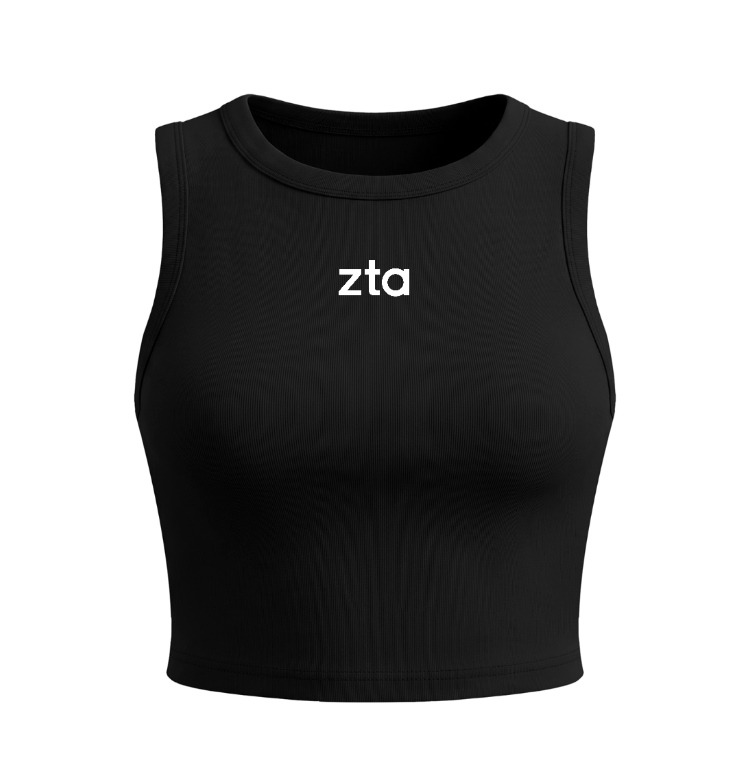Zeta Tau Alpha Athletic Cropped Tank