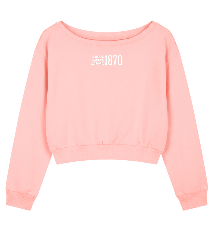 Kappa Kappa Gamma 1870 Off The Shoulder Sweatshirt
