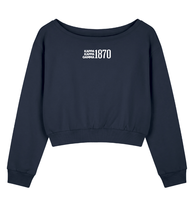 Kappa Kappa Gamma 1870 Off The Shoulder Sweatshirt