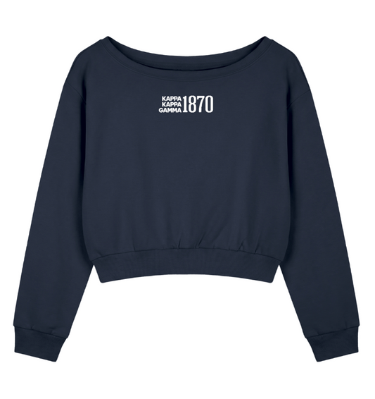 Kappa Kappa Gamma 1870 Off The Shoulder Sweatshirt