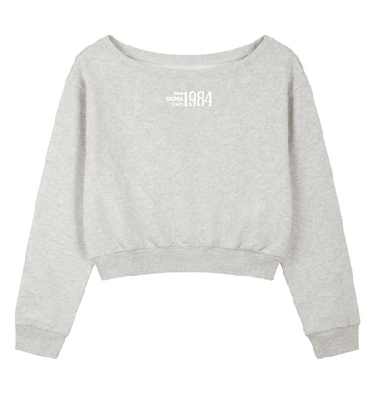 Phi Sigma Rho 1984 Off the Shoulder Sweatshirt