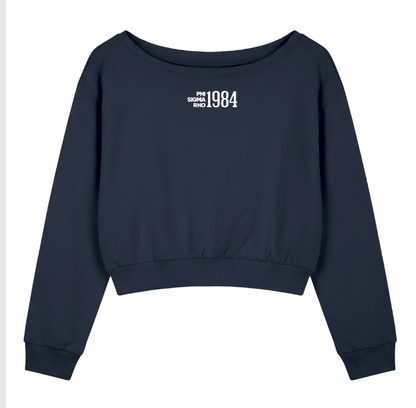Phi Sigma Rho 1984 Off the Shoulder Sweatshirt