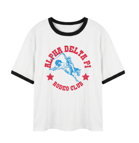 Alpha Delta Pi Rodeo Club Ringer Tee
