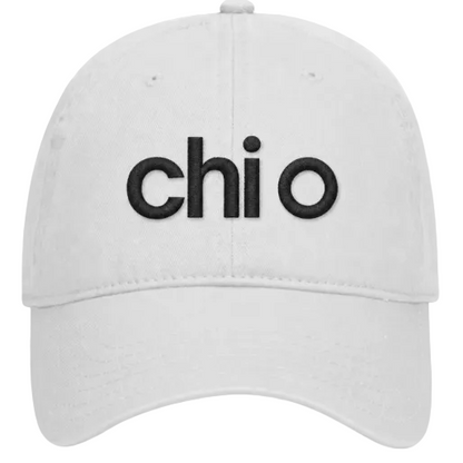 Chi Omega Embroidered Hat