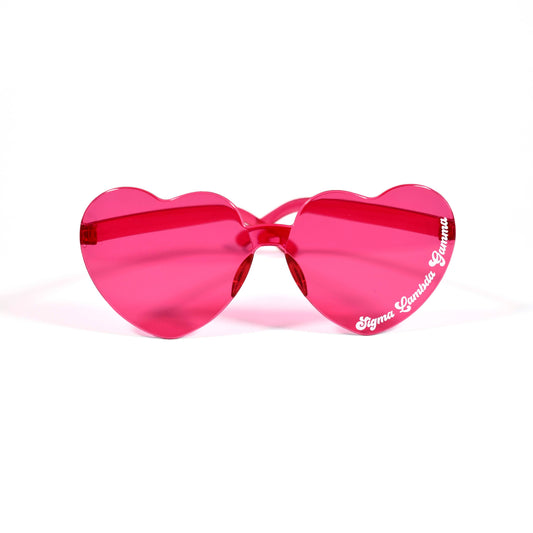 Sigma Lambda Gamma Heart Sunglasses - Ivy Society
