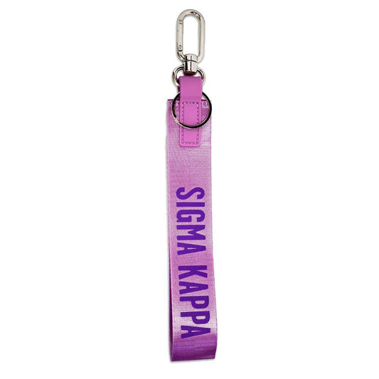 Sigma Kappa Keychain Wristlet