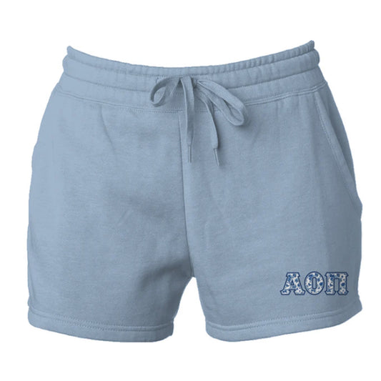 Alpha Omicron Pi Blue Willow Shorts
