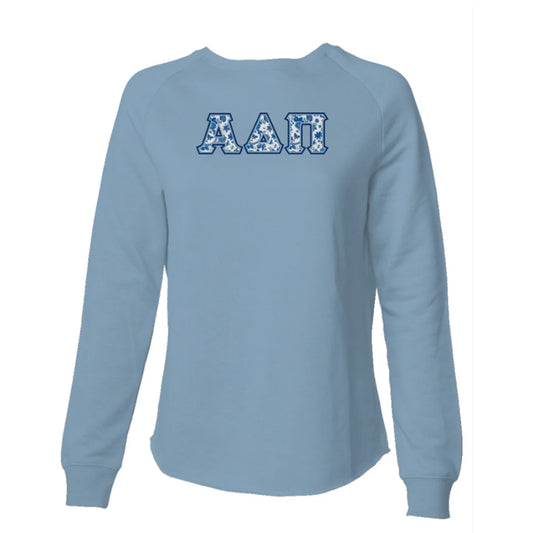 Alpha Delta Pi Blue Willow Sweatshirt - Ivy Society
