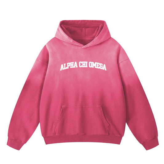 Alpha Chi Omega Fade Hoodie