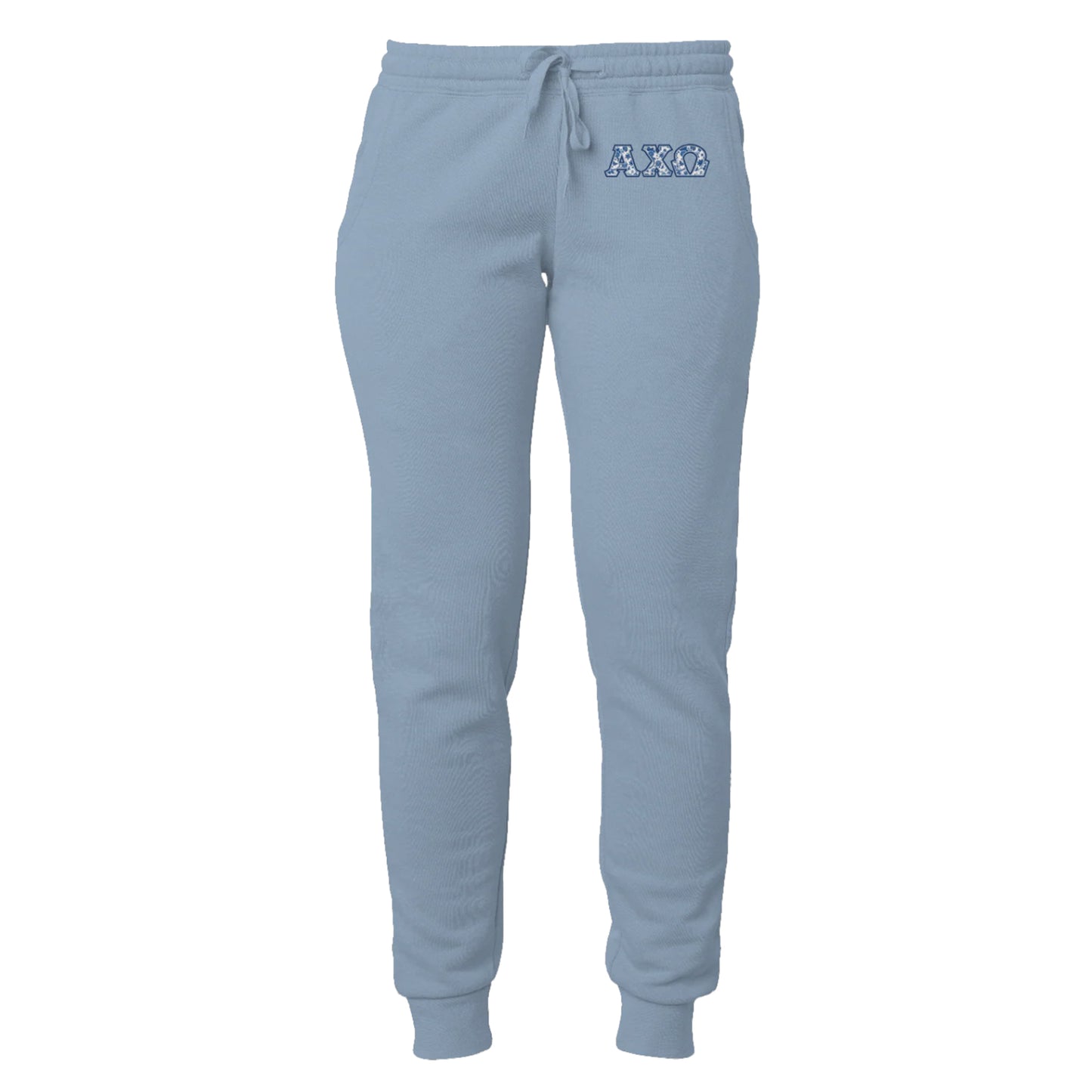 Alpha Chi Omega Blue Willow Sweatpants - Ivy Society