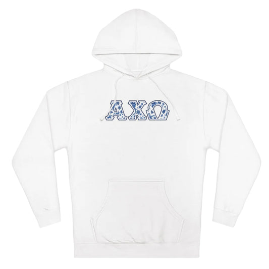 Alpha Chi Omega Blue Willow Hoodie