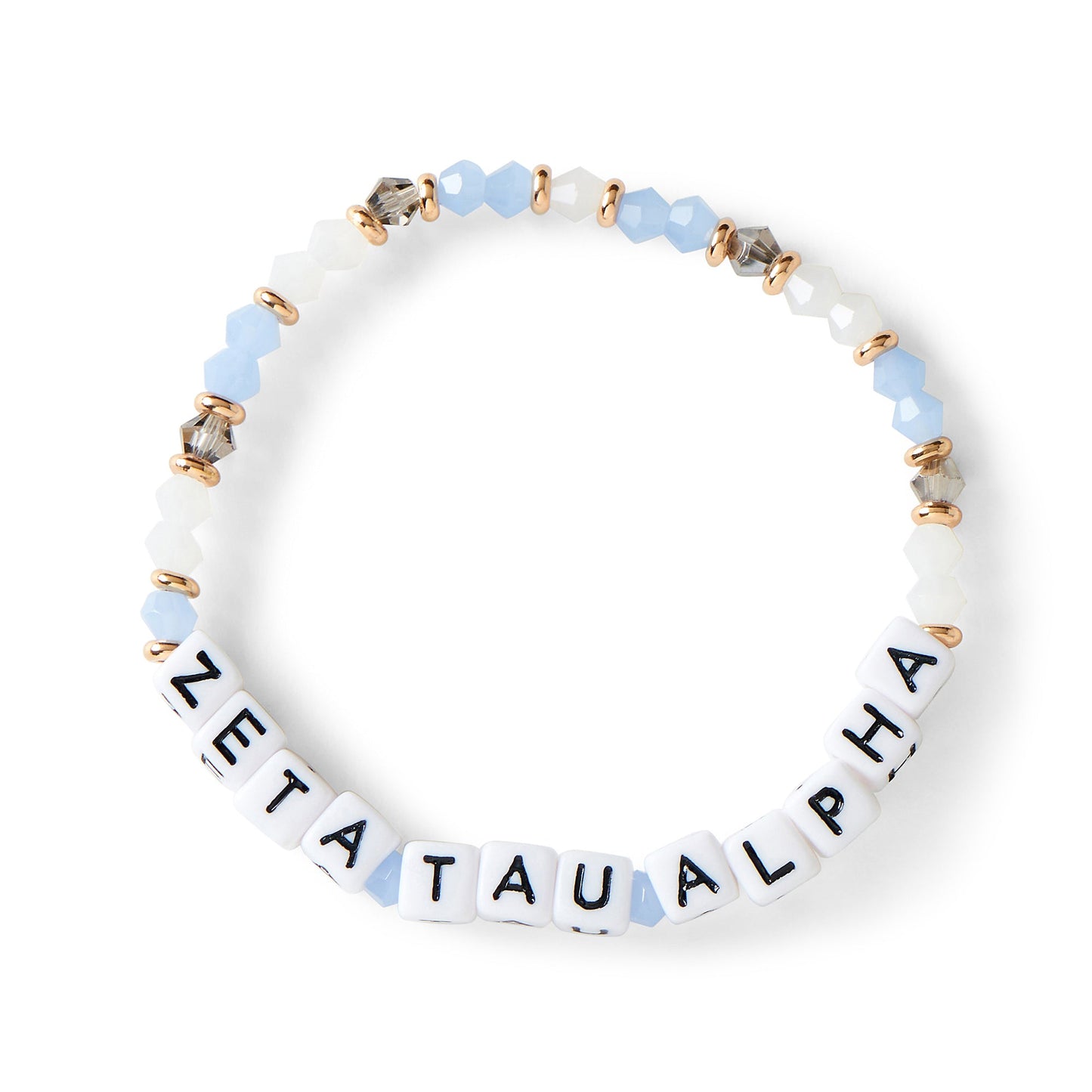 Zeta Tau Alpha Beaded Bracelet