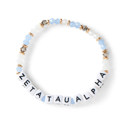 Zeta Tau Alpha Beaded Bracelet