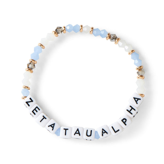 Zeta Tau Alpha Beaded Bracelet